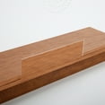 thumbnail image 6 of M&T Displays 39.37x17.02 Inch Wooden Base Hygienic Separator on Counter with Speaker Holes, Sneeze Guard, Protective Window for Employers & Customers, Barrier for Coughing & Sneezing (Dark Wood), 6 of 7