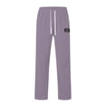 thumbnail image 2 of Men's Corduroy Pants with Pockets Mens Relaxed Fit Pants Wide Leg Sweatpants Men Joggers Pants Lounge Pants Men, 2 of 3