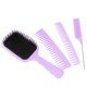 thumbnail image 1 of Cepillo De Pala Para Desenredar, 4 En 1, Portátil, Cómodo, Húmedo, Seco, Doble Uso, Juego De Peine Para El Cabello Para Mujeres Y Hombres, Peinado, 1 of 8