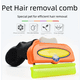 thumbnail image 1 of Peine para depilar nudos de perros y gatos, autolimpiante, para eliminar el pelo flotante, 1 of 3
