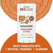 (Pack Of 6) SCHMIDTS Deodorant Citrus & Sandalwood 2.65 Oz