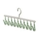 thumbnail image 1 of Tendedero de calcetines, percha de viaje con 10 pinzas, portátil, para pantalones de , sujetadores, guantes, bufandas y dormitorios. Verde, 1 of 8