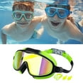 thumbnail image 6 of Hyasfey Swim Goggles for Kids Anti-fog Pool Glasses with Nose Clips Earplugs Children's UV Protection Leakproof Swimming Goggles, 6 of 7