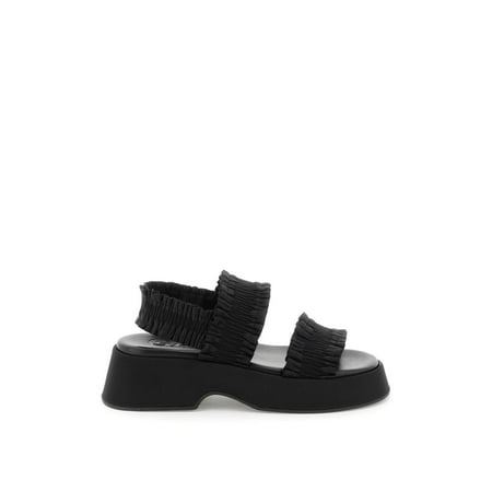 

Ganni smock flatform sandals
