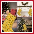 thumbnail image 7 of Salouo Yellow Limes Print Christmas Decorations Stockings 1 Pack 18'' Xmas Stockings Holiday Stocking Personalized Farmhouse Decor for Home Family Party Tree, 7 of 7