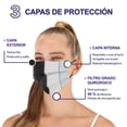 thumbnail image 5 of Cubrebocas Hokins negro desechables tricapa 50 piezas Hokins Negro, 5 of 5