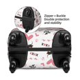 thumbnail image 3 of Bingfone Dachshund Dog Puppy Luggage Cover Washable Suitcase Cover Protector Anti-scratch Suitcase cover Fits 18-32 Inch Luggage, 3 of 8
