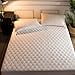 thumbnail image 3 of Hani Minna Premium Quilted Fitted Mattress Pad Protector Made with Natural Combed Cotton - Cooling and Breathable Mattress Topper (Queen), 3 of 4
