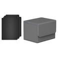 thumbnail image 1 of Caja para más de 100 cartas coleccionables con fundas premium y cierre magnético Gris, 1 of 9