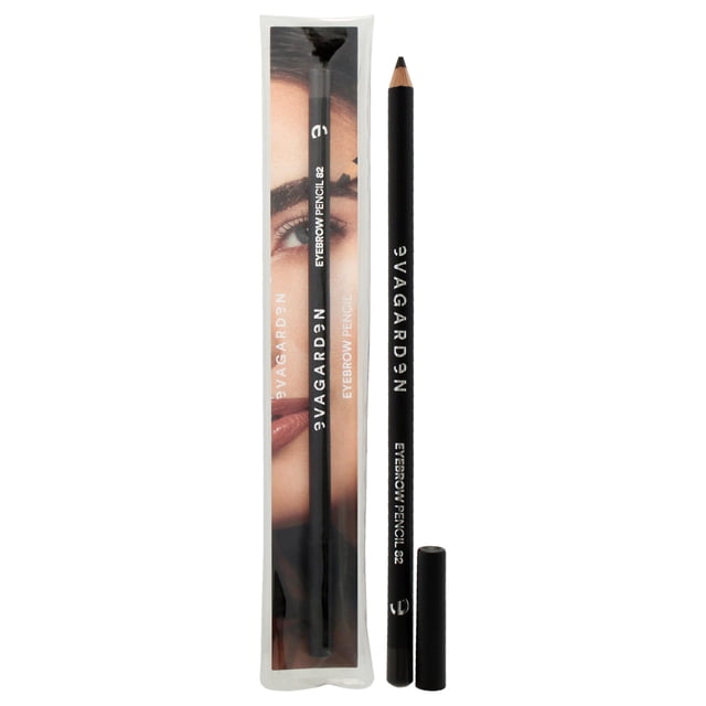 Lápiz de cejas - 82 Dark de Evagarden para mujeres - Lápiz de cejas de 0,07 oz