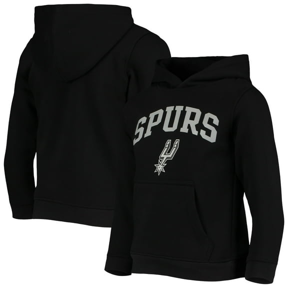 Youth Black San Antonio Spurs Team Pullover Hoodie