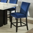 thumbnail image 2 of Steve Silver Camila Velvet Counter Chair, Blue (Set of 1), 2 of 4