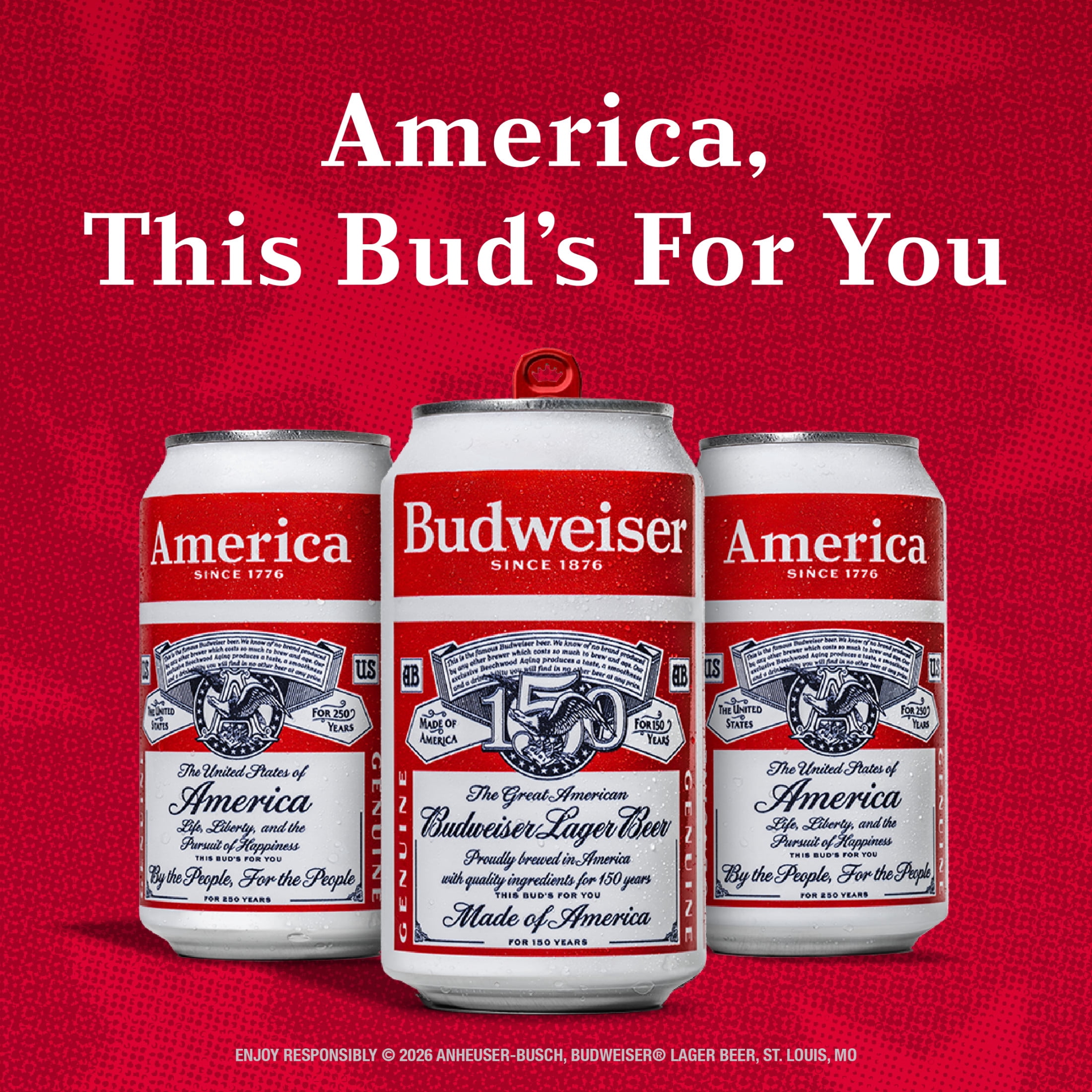 Budweiser American Lager Beer 36 pack 12 fl oz Aluminum Cans 5% ABV