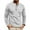 White, variant on Hipattires Cotton Shirts for Men Tops Long Sleeve Pullover Solid Color Round , Henley Spring/Winter Mens Shirts