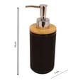thumbnail image 3 of Dispensador Mainstays de Plástico con relieve en Rayas Negro, 3 of 4