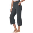 thumbnail image 2 of Pants for Women Wide Leg Yoga High Waist Capris Pants Loose Fitting Soft Sweatpants with Pockets, 2 of 10