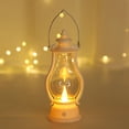 thumbnail image 2 of 2 Piezas De Farol Sin Llama Retro Anticuado Colgante Para Jardín De Senderismo Sunnimix none, 2 of 3
