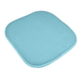 thumbnail image 4 of Sweet Home Collection Memory Foam Honeycomb Non-Slip Back 16" x 16" Chair Pad - Teal, 6 Pack, 4 of 7