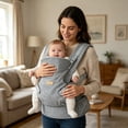 thumbnail image 4 of Baby Carrier for Newborn to Toddlers 0-48 Months (7-40 lbs) - Carrier with Ergonomic Support, Storage Pockets, and Sun Hood, 4 of 5