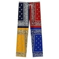 thumbnail image 4 of Black Red Yellow Blue Paisley Bandana Winter Female Pants Flannel High Waist Women Pants Lady Warm Straight Leg Plush Trousers, 4 of 7