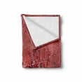 thumbnail image 2 of Nature Soft Flannel Fleece Throw Blanket, Enchanted Mist Forest with Shady Autumn Trees at Night Paint Artwork, Cozy Plush for Indoor and Outdoor Use, 70" x 90", Brown and Ruby, by Ambesonne, 2 of 6
