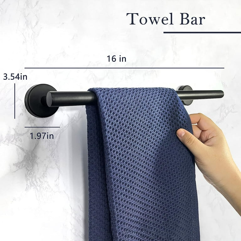 Towel Bar, Metal Towel Bar, Bathroom Hardware, Towel Bar Black
