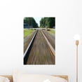 thumbnail image 1 of Train Making Tracks Wall Mural Decal by Wallmonkeys Vinyl Peel and Stick Graphic (18 in H x 12 in W), 1 of 4