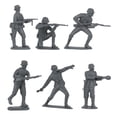 thumbnail image 3 of Toy Soldiers BMC CTS WW2, infantería alemana, 32 unidades, gris, 6 cm de alto, 3 of 9