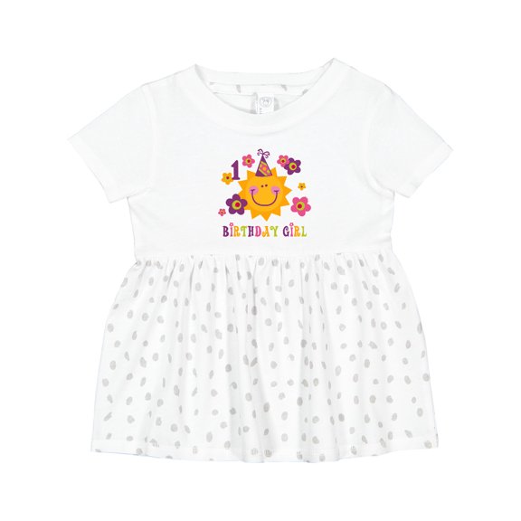 Inktastic Sun 1st Birthday Girls Baby Dress