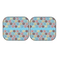 thumbnail image 7 of Goofa Cute Donut Pattern 2 Piece Car Windshield Sun Shade Foldable | Front Windshield Shade for Sun, Heat and UV Rays | Sunshade for Car Front Window-, 7 of 7