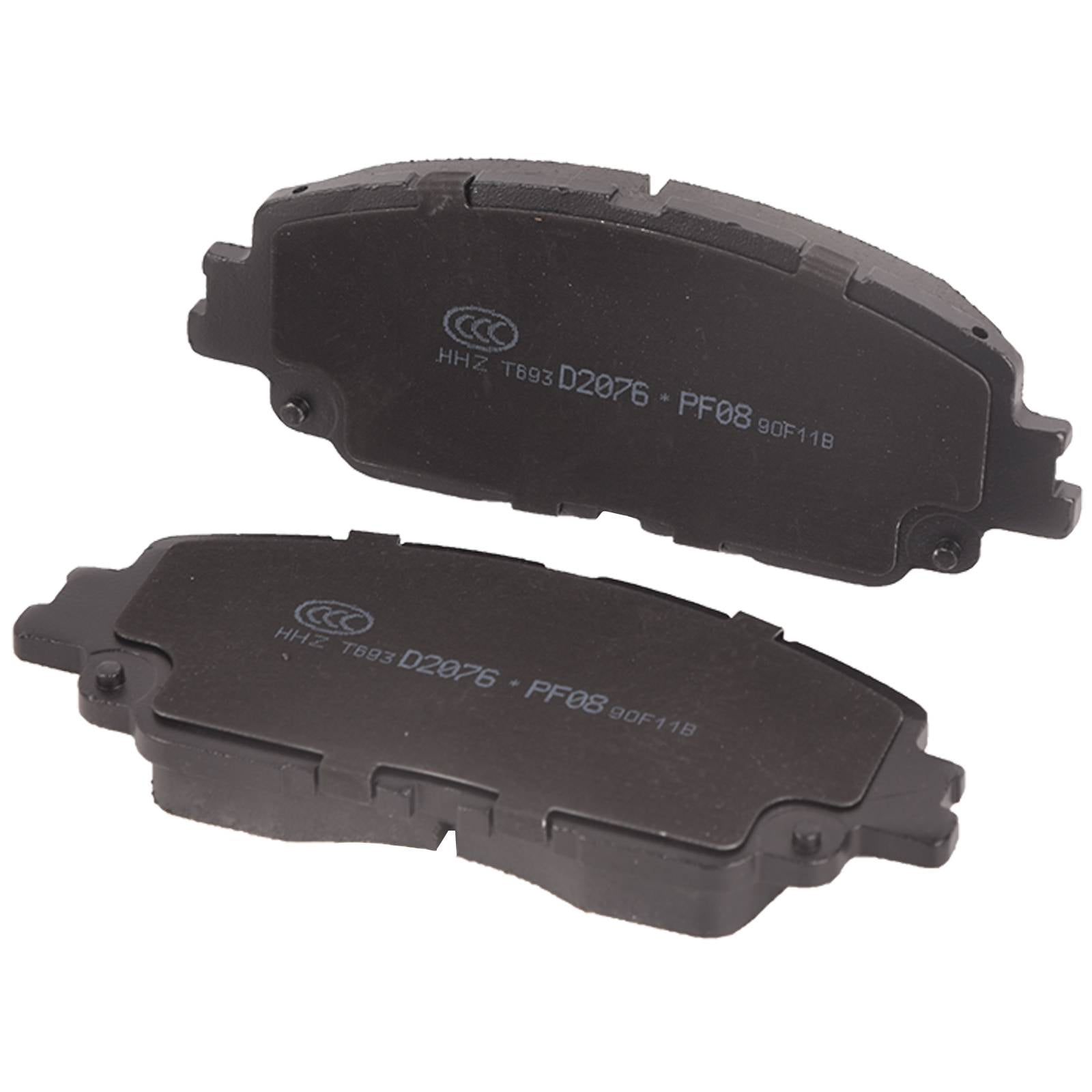 TOPAZ D2076 D1212 Front Rear Ceramic Brake Pads Set Compatible with 2018-2023 Toyota Camry (Pack of 8)