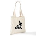thumbnail image 6 of CafePress - Crazy Bunny Lady Tote Bag - Unisex Canvas Tote Bag, Beige, 1-Piece, 6 of 6