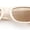 Beige - Brown, variant on Womens Metal Pyramid Jewel Hinge Narrow Rectangle Retro Chic Plastic Sunglasses Beige - Brown