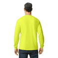 thumbnail image 3 of Gildan Heavy Cotton Hi Vis Work Shirt, ANSI High Visibility Long Sleeve T-Shirt, Safety Green, S, 3 of 5