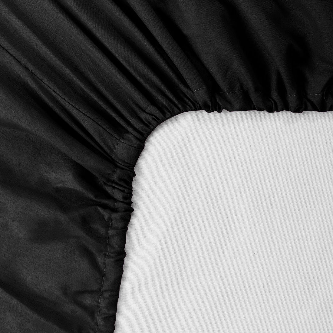 15" Deep Pocket Cotton Fitted Sheet Breathable Durable Bottom Sheets