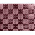 thumbnail image 4 of oneOone Georgette Viscose Fabric Greek Key Geometric Print Fabric By The Yard 42 Inches Wide, 4 of 4