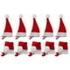 thumbnail image 1 of 10 pinzas para el cabello navideñas con forma de gorro de Papá Noel, horquillas con pinza de cocodrilo, accesorios rojos para fiestas infantiles y juveniles., 1 of 7