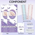 thumbnail image 5 of DUKASOU 44Pcs Upgraded Gloss Gel Nail Polish Strips UV Free, Blue and Pink Gradient Stick on Nail Strips, DIY Finger Full Nails Wraps Manicure Nail Art Stickers for Adults, 5 of 7