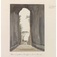 thumbnail image 3 of Abraham-Louis-Rodolphe Ducros 15x15 Black Modern Framed Museum Art Print Titled - Exit of Cave Crypta Neapolitana (Or Grotta Di Posillipo) on the Coast of Pozzuoli (1778), 3 of 5