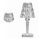 thumbnail image 2 of Lámpara de mesa de cristal de diamante con carga USB, decorativa, táctil, que cambia de color, para dormitorio, recargable, 2 of 14