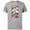 Athletic Heather, variant on Avengers 60th Anniversary Classic Color Slices Retro- Short Sleeve Cotton T-Shirt for Adults - Customized-Black
