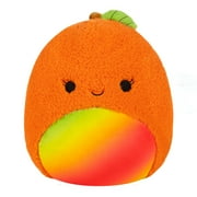 Squishmallows Fuzz-A-Mallows 12 inch Louie the Orange Mango with Gradient Red to Green Belly - Child's Ultra Soft Stuffed Plush Toy