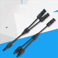 thumbnail image 3 of 4x para Conector de Panel Solar Conector de 3 Vías Tipo y Conexión Paralela de Panel Solar Conector Impermeable Conector 2 A 1, 3 of 5