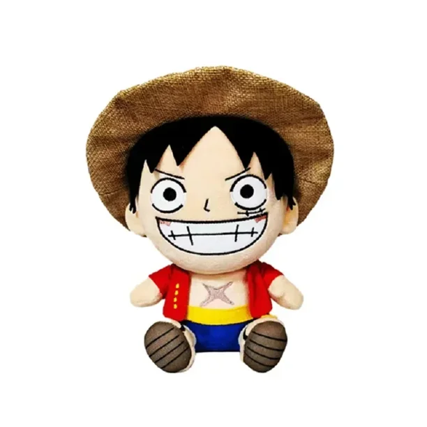 Figura de Anime de One Piece Zoro Luffy Chopper dogs, juguetes de peluche, lindos muñecos de peluche de dibujos animados, colgante para niños, regalos de navidad