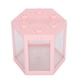 thumbnail image 1 of Pecera hexagonal, pequeña forma hexagonal, acuario de escritorio, pecera de plástico, valor excepcional, 1 of 8