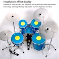 thumbnail image 2 of Professional Alloy Drum Cymbals Mutes Perforated Design Noise Reduction Quiet Practice Equipment, 2 of 9