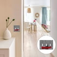 thumbnail image 7 of Yayeee Toggle Light Switch Wall Plate 2-Gang 4.56"x4.48" Decorative Outlet Cover, Red Boat, 7 of 7