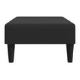 thumbnail image 5 of Footstool Black 30.3x21.7x12.2 - Modern Ottoman for Living Room, Cozy Foot Rest, Stable Plywood Frame, Compact Design, Easy Assembly, 5 of 8