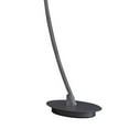 thumbnail image 2 of Benzara BM240345 Floor LED Lamp with Metal Arched Design, Brushed Silver, 2 of 5