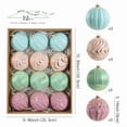 thumbnail image 1 of A 8Cm Christmas Balls 12Pc Set With Painted Design Plastic Material For Holiday Tree And Home Decor 8.7X8.7X3.9In 1.32Lb, 1 of 8